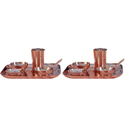 

Dynamic Store 12 Pcs Dinner Set With Bottom Copper Plating