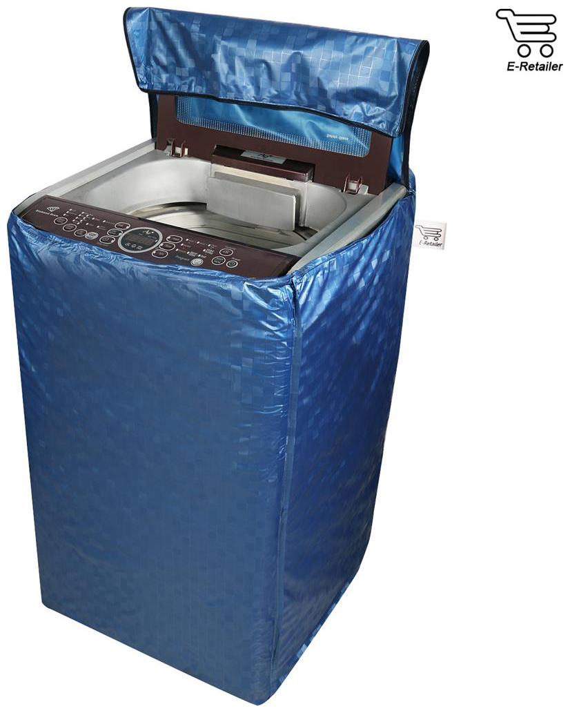 

E-Retailer Classic Blue Colour With Square Design Top Load Washing Machine Cover