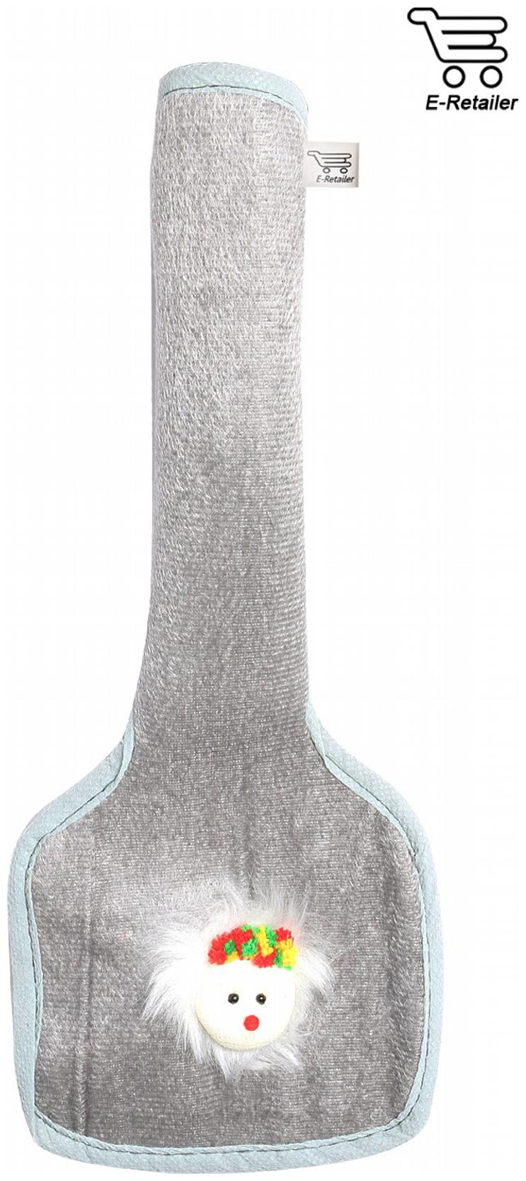 

E-Retailer Doll Face Design Silver Refrigerator Handle Cover