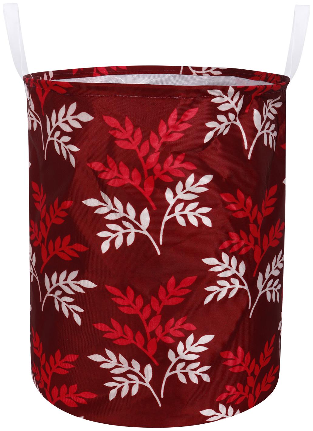 

E-Retailer Polyester Maroon Laundry Basket ( Set of 1 )