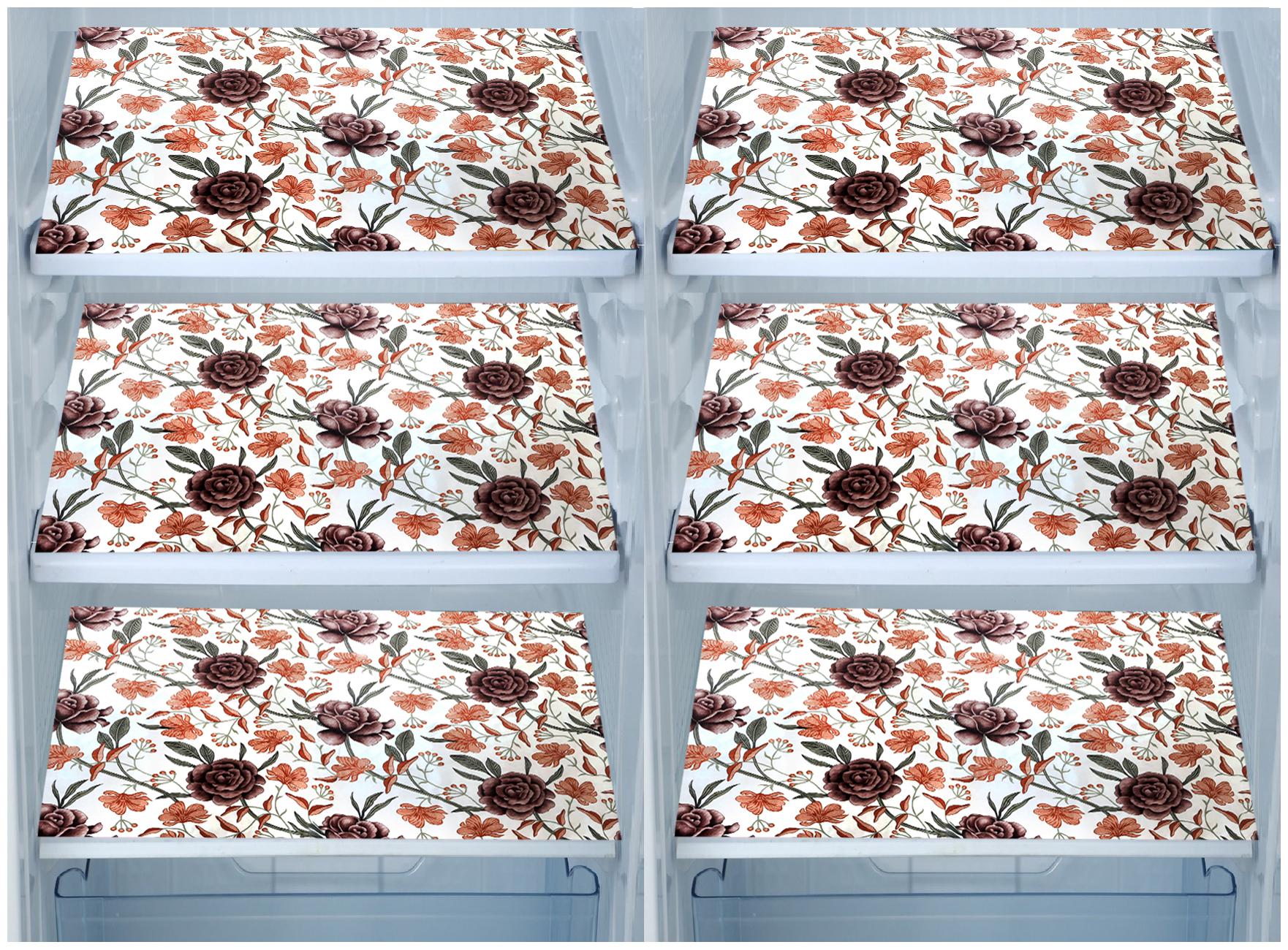 

E-Retailer Fridge Mats Multi Purpose Mats (Brown Set of 6)