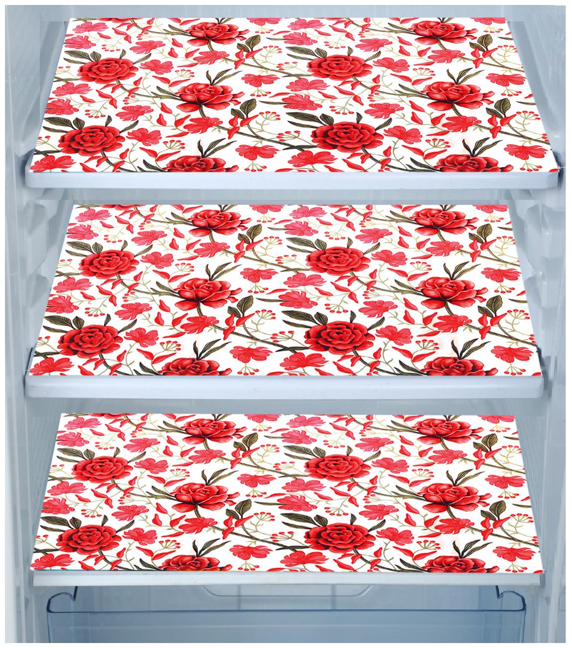

E-Retailer Fridge Mats Multi Purpose Mats (Red Set of 3)