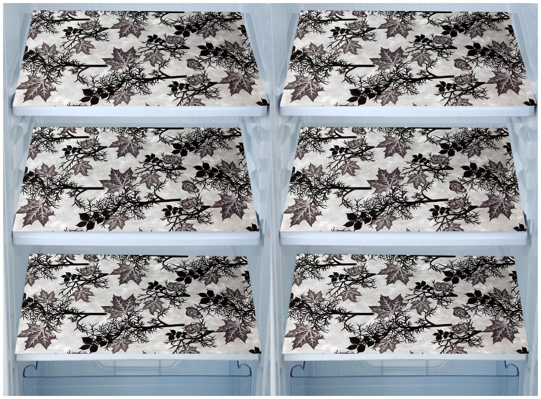 

E-Retailer Fridge Mats Multi Purpose Mats (Black Set of 6)