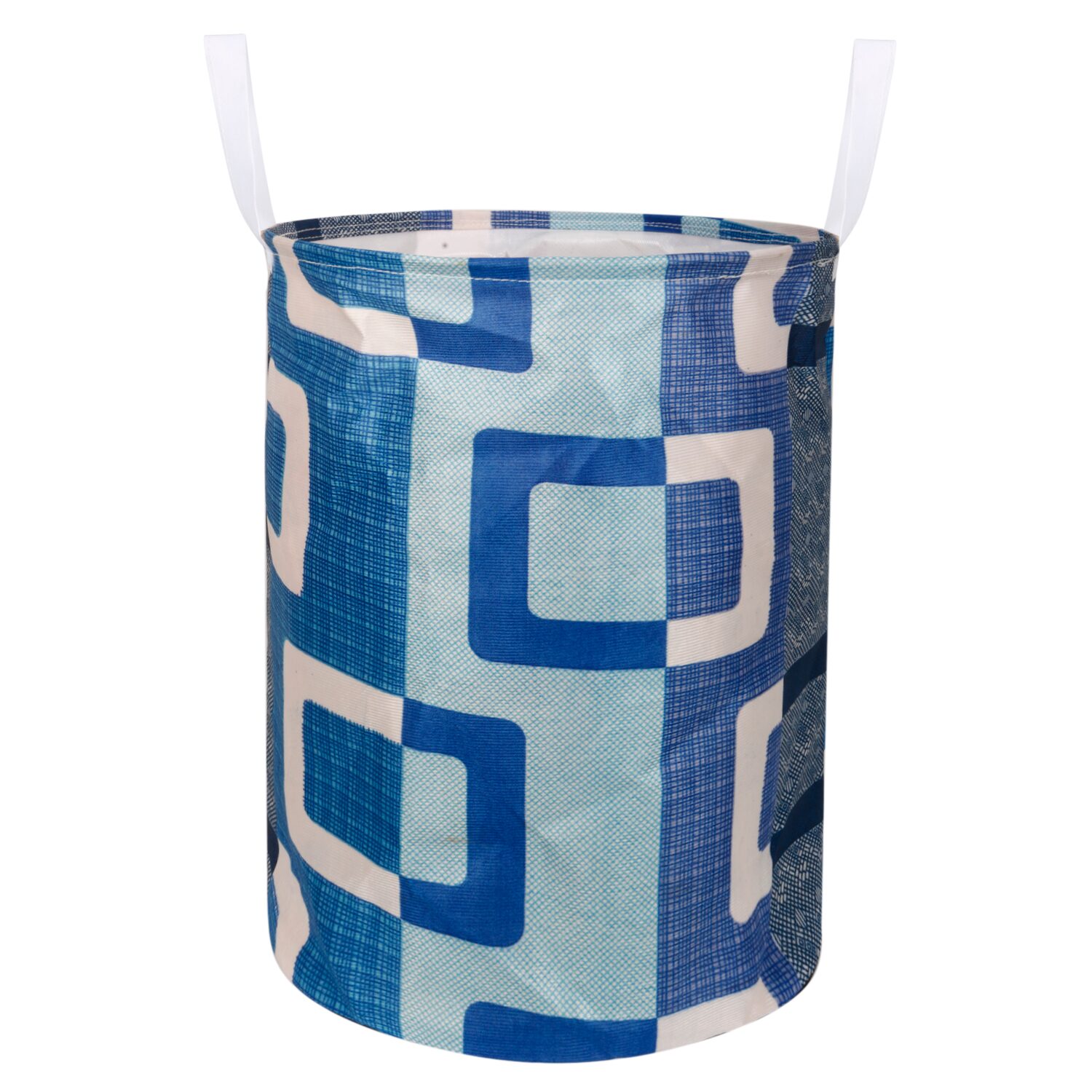 

E-Retailer Polyester Blue Laundry Basket ( Set of 1 )