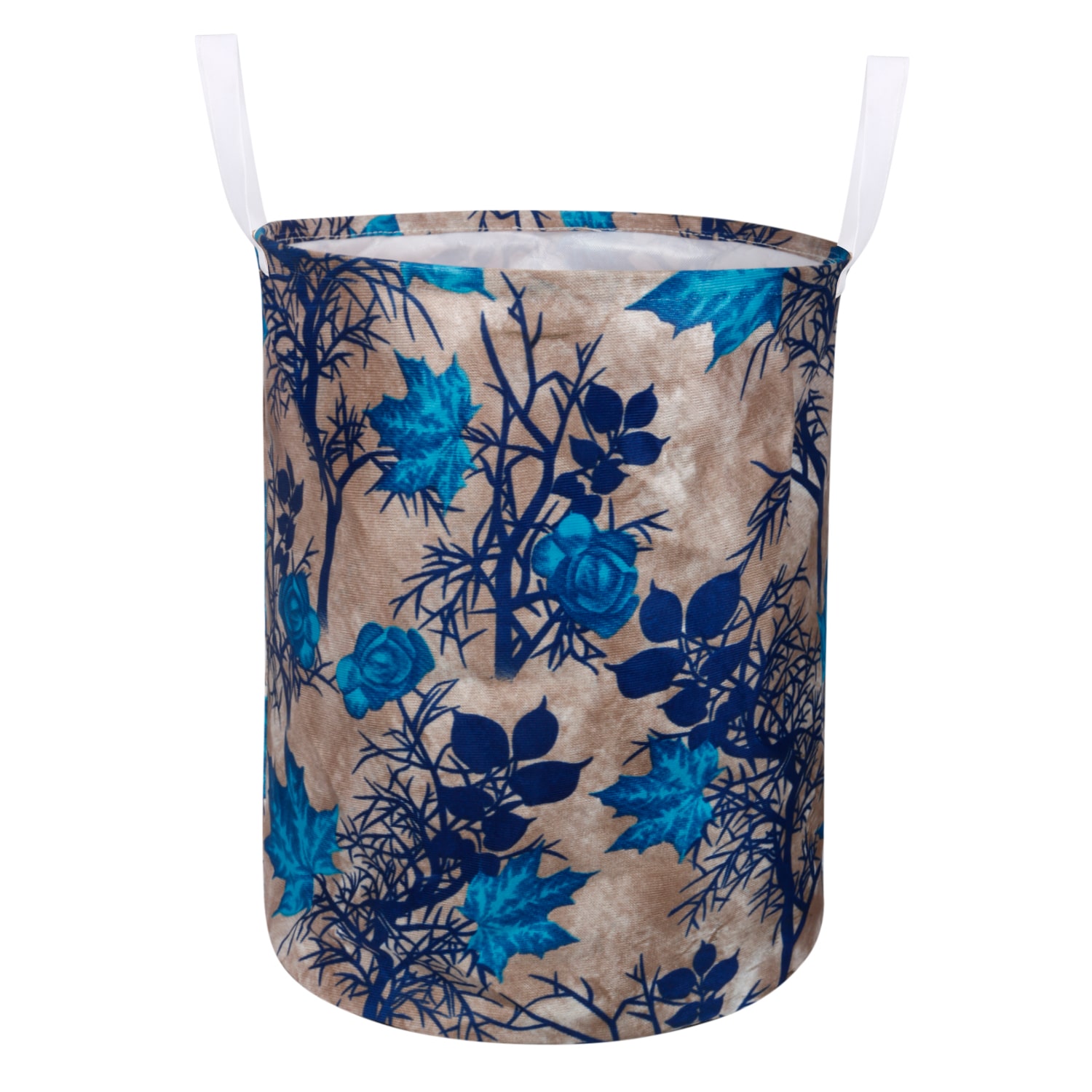 

E-Retailer Polyester Blue Laundry Basket ( Set of 1 )