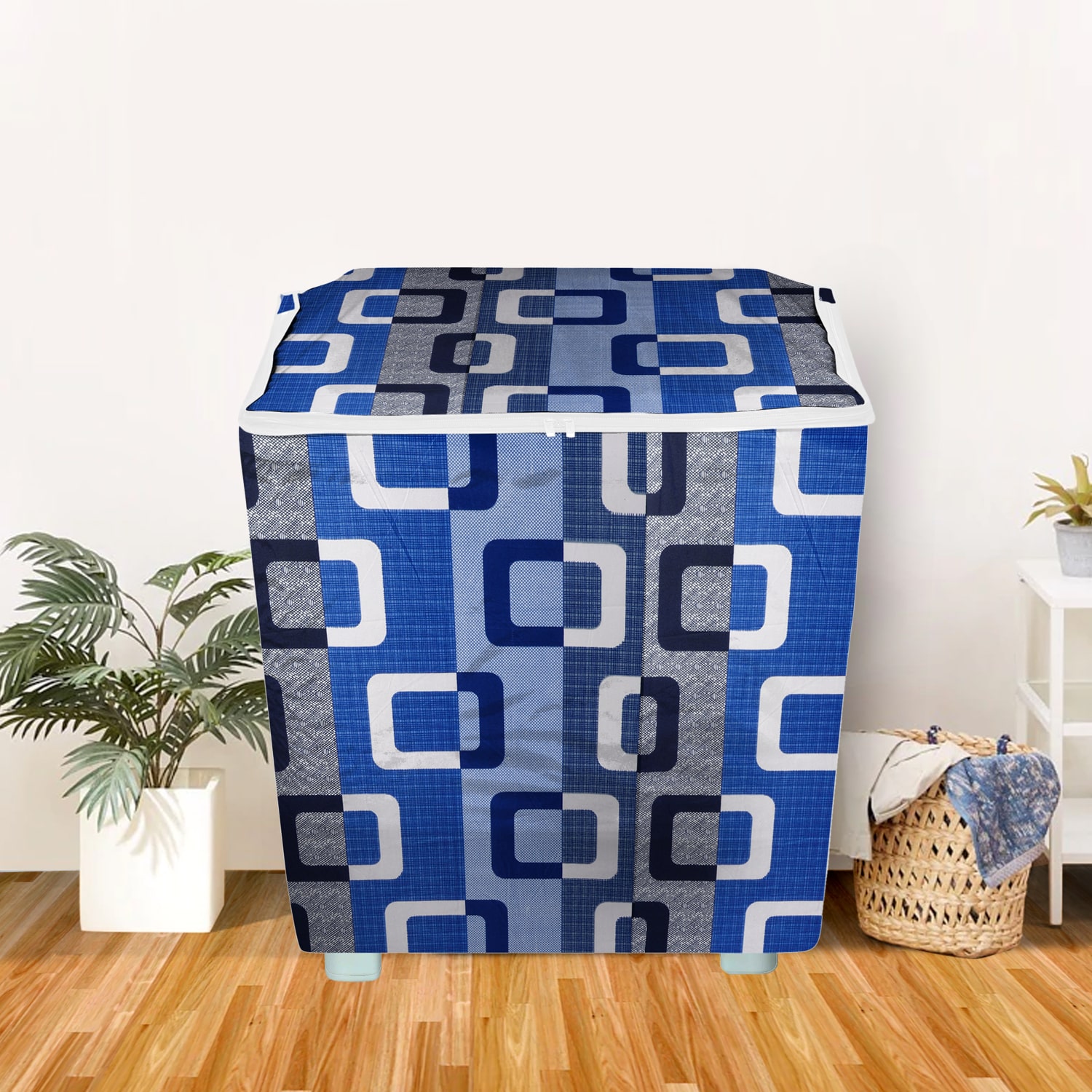 

E-Retailer Polyester Semi-Automatic Washing Machine Cover Suitable For 5KG To 7 5KG
