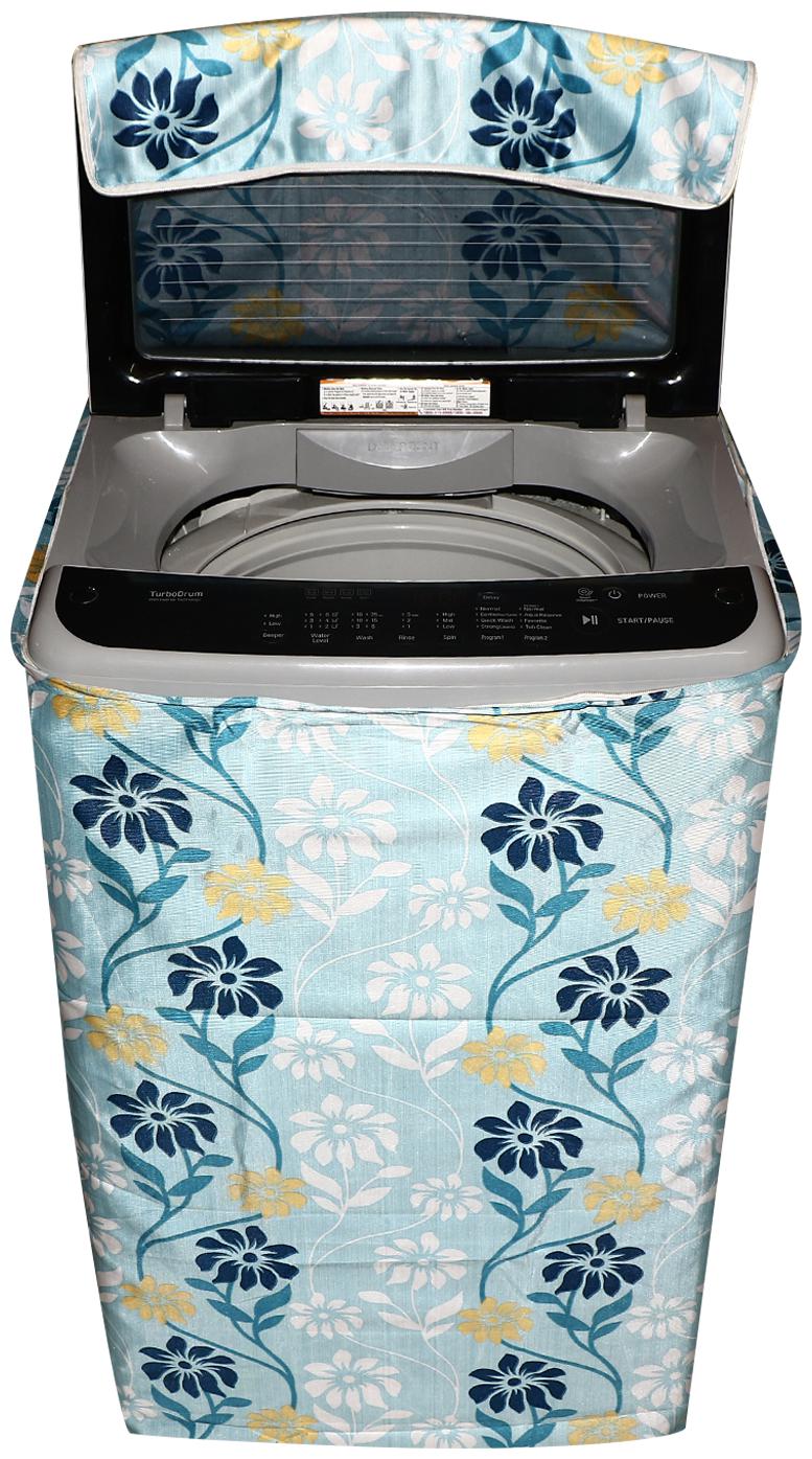 

E-Retailer Polyester Cotton Top Load Washing Machine Cover (Size Suitable For 6 kg to 7 kg Color Blue)