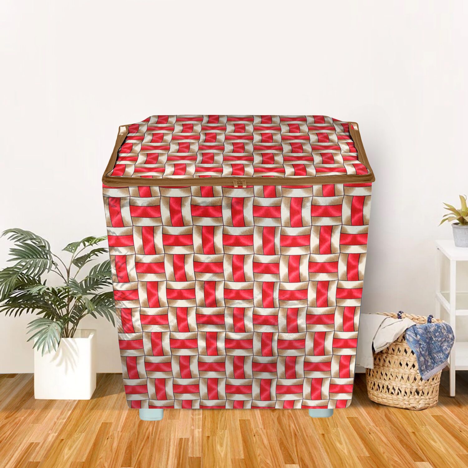 

E-Retailer Polyester Semi-Automatic Washing Machine Cover Suitable For 5KG To 7 5KG