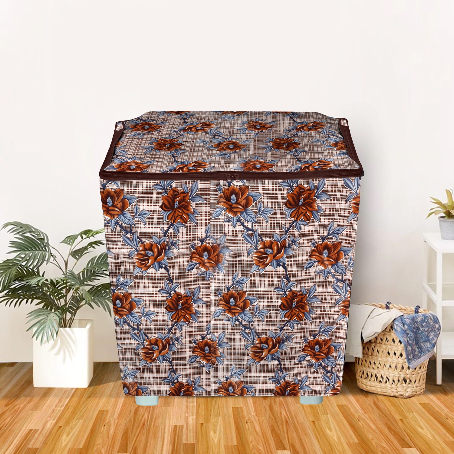 

E-Retailer Polyester Semi-Automatic Washing Machine Cover Suitable For 5KG To 7 5KG