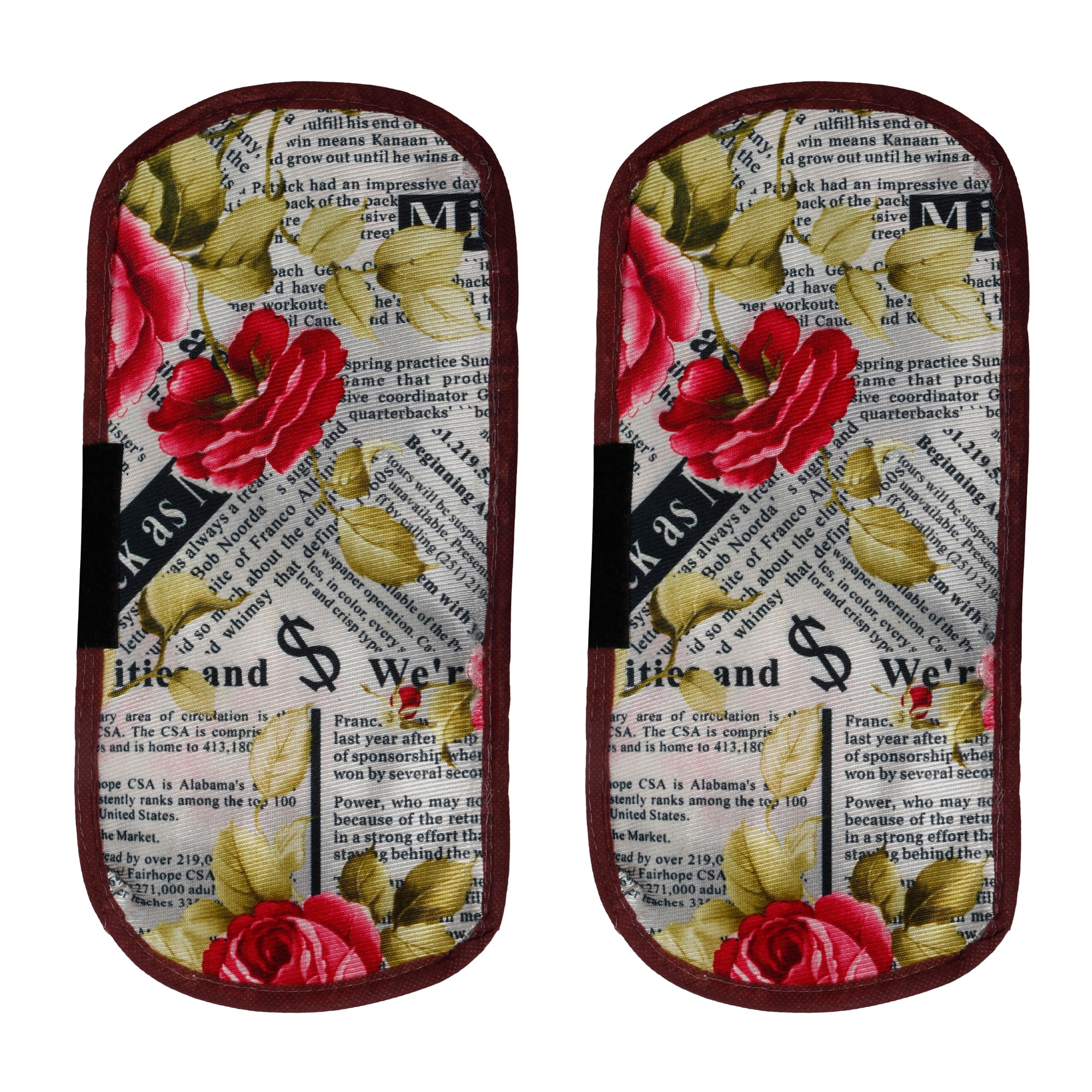 

E-Retailer Polyester 3-Layered Fridge Refrigerator Handle Cover Set Of 2 Pieces