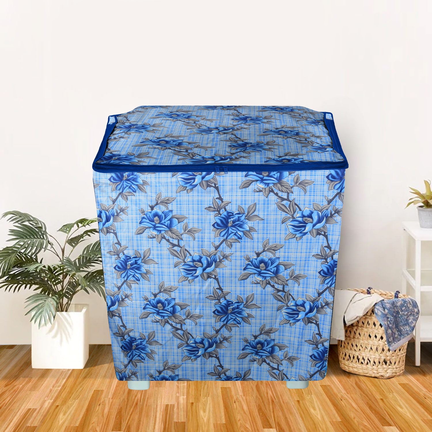 

E-Retailer Polyester Semi-Automatic Washing Machine Cover Suitable For 5KG To 7 5KG