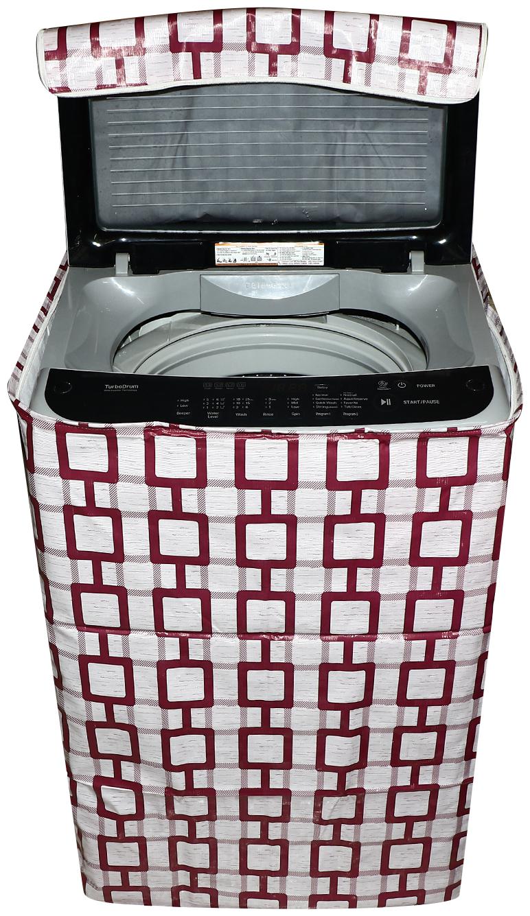 

E-Retailer Polyester Semi Automatic Washing Machine Cover (Size Suitable For 6 kg to 7 kg Color Pink)