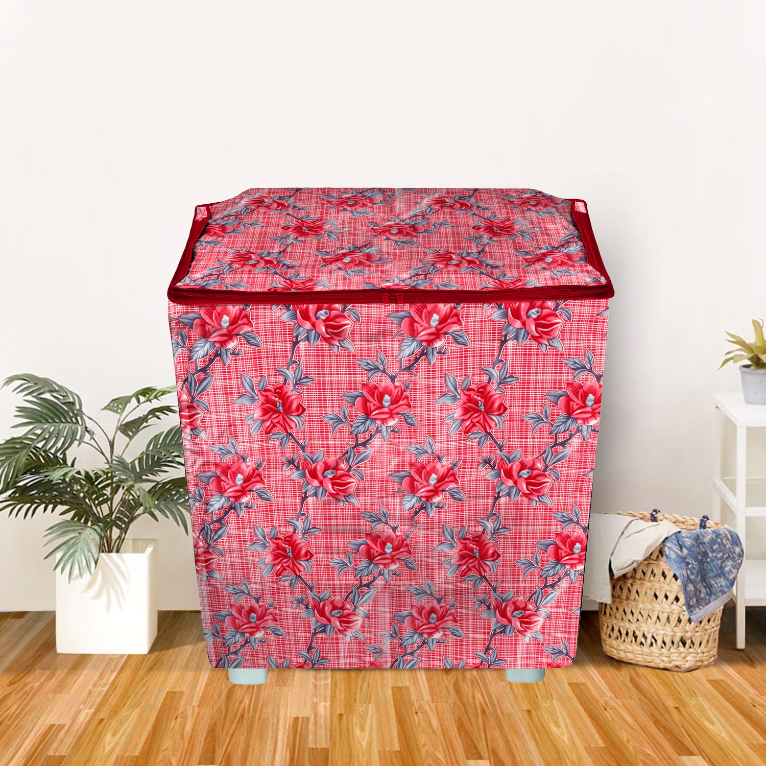 

E-Retailer Polyester Semi-Automatic Washing Machine Cover Suitable For 5KG To 7 5KG