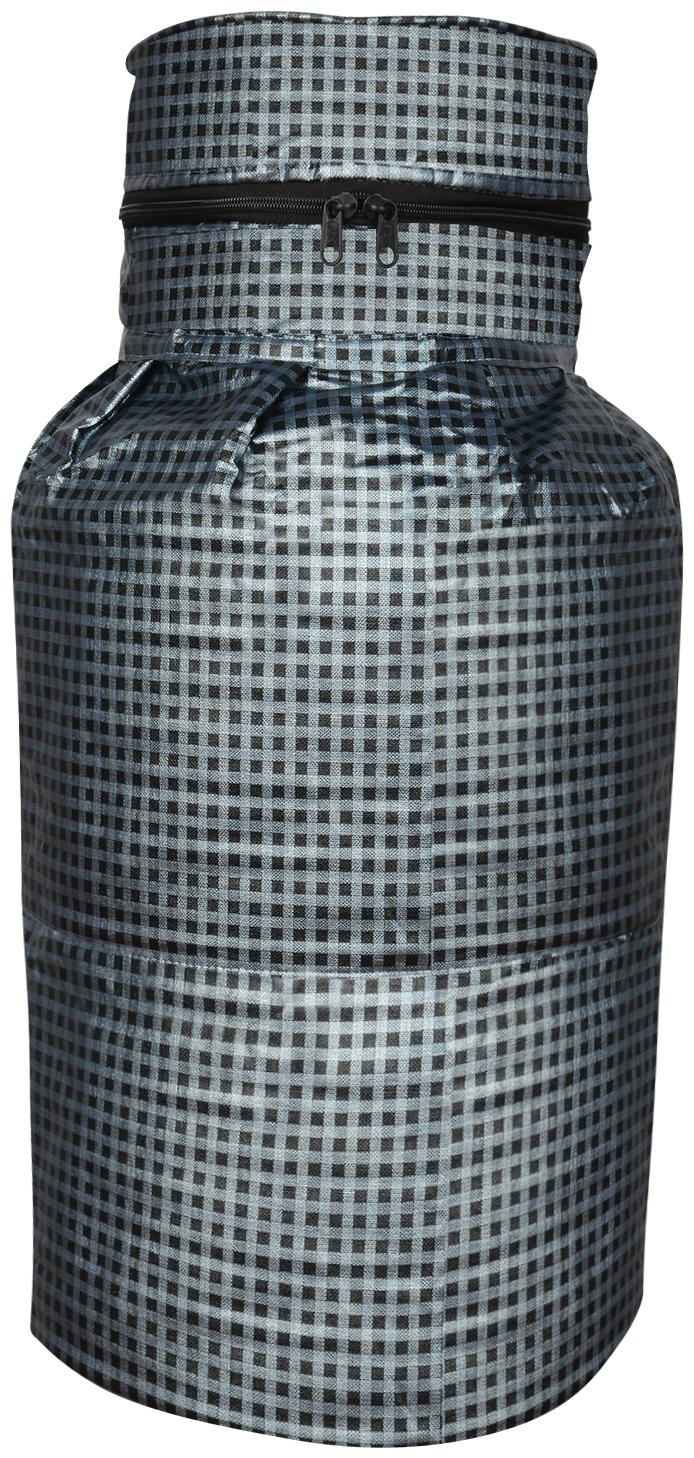 

E-Retailer PVC Waterproof LPG Cylinder Cover (Color-Black Grey Size-26x21 Inch Parameter 14 Inch Diameter)