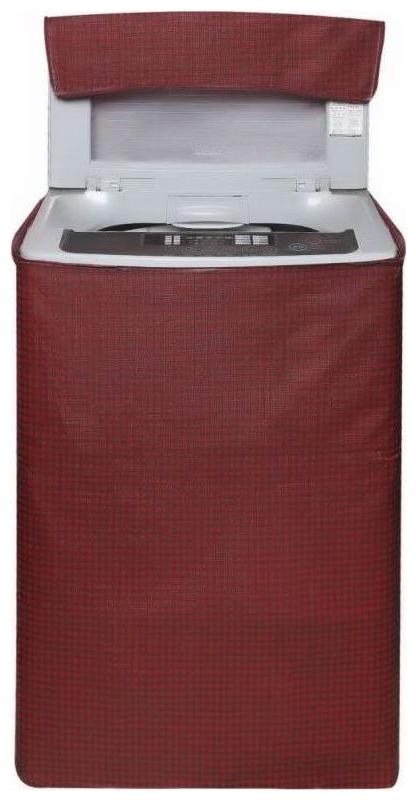 

E-Retailer Red Small Check Design Top Load Washing Machine Cover (Suitable For 5 kg 8 kg)