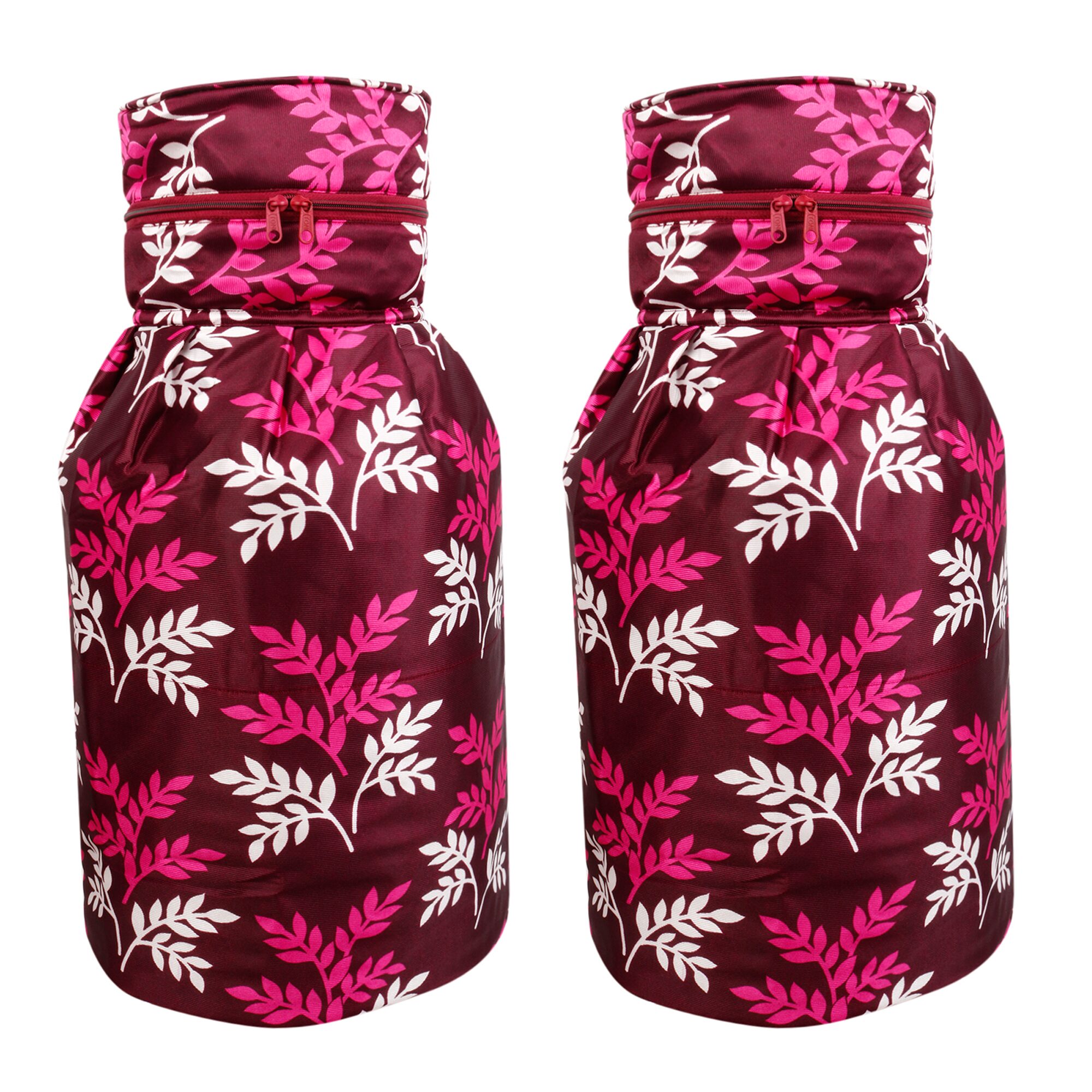 

E-Retailer Set Of 2 Pieces Polyester 3-Layered LPG Cylinder Cover (Color-Purple Size-26x21 Inch Parameter 14 Inch Diameter)