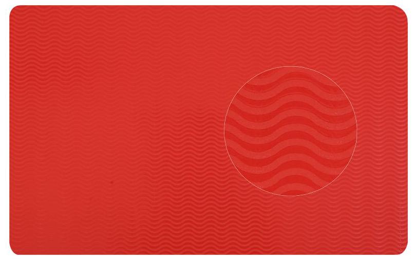 

E-Retailer Supreme Red With Waves Design Plastic Table Mats (Set of 6 pcs)