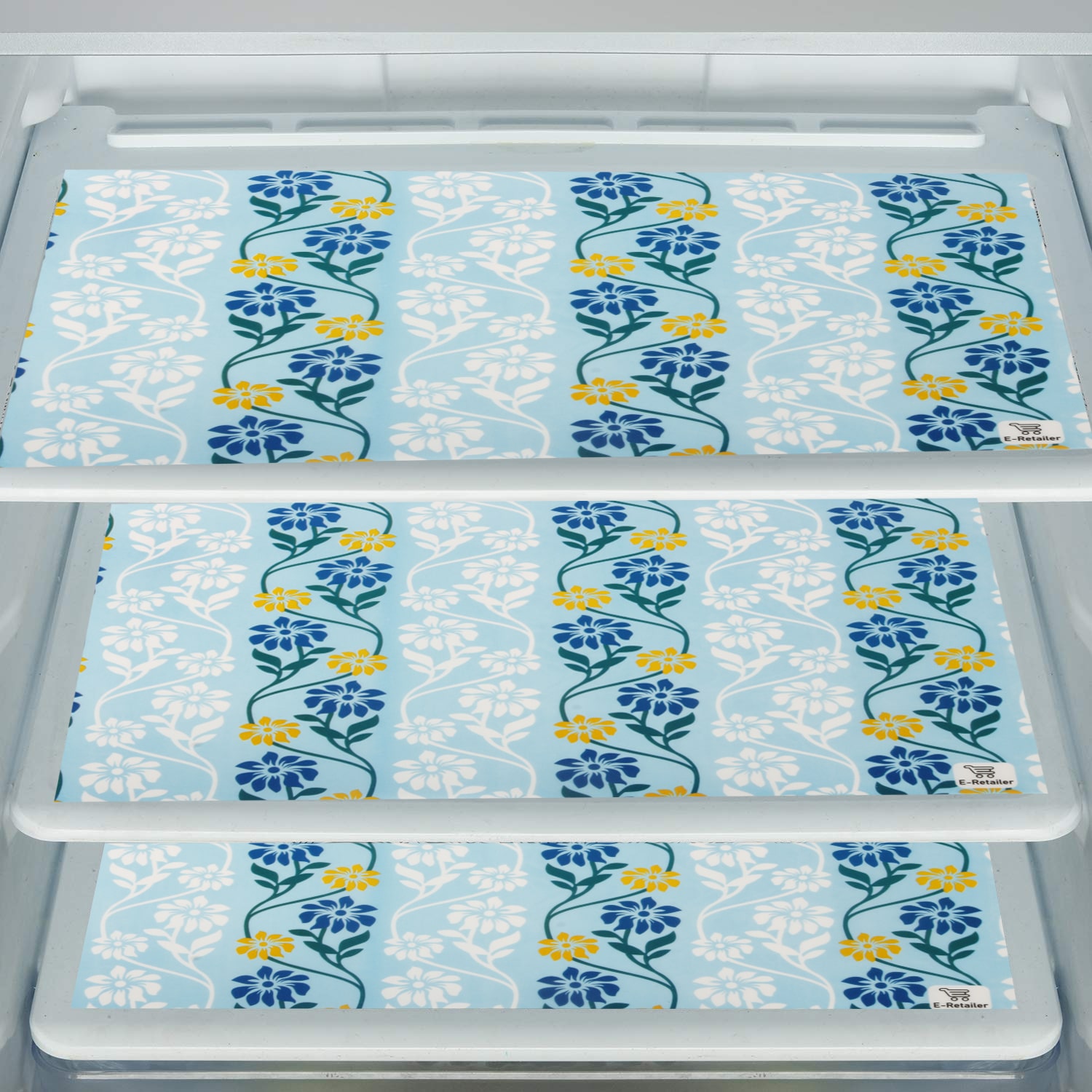 

E-Retailer Waterproof PVC Fridge Mats Drawer Mats Multi Purpose Use Mats -Pack of 3