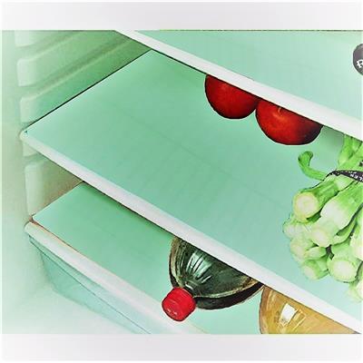 

E-Retailer Green Waves Design Refrigerator Drawer Mats Fridge Mats Pack of 6 pc s 33 02 cm (13 inch) x 48 26 cm (19 inch)