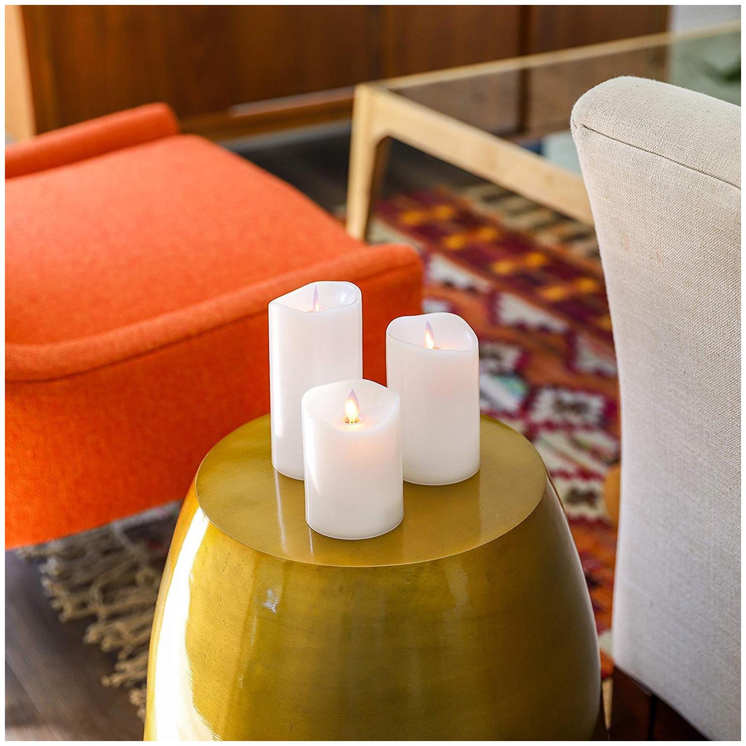 

EASTERN CLUB Plastic Yellow Led candle
