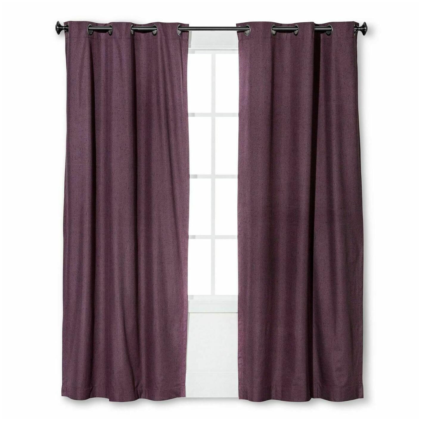 

Eclipse Windsor Light Blocking Curtain Panel 42 x 63 PLUM