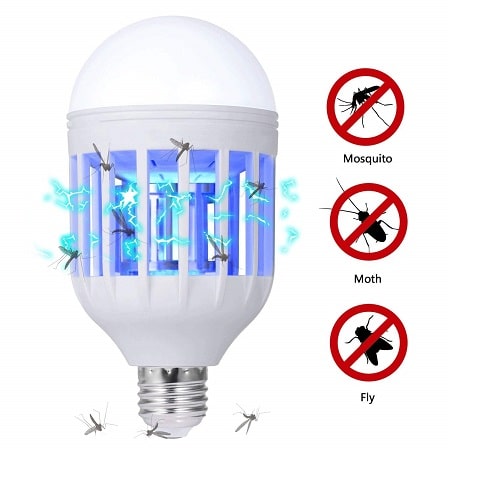 

Editrix 20W Dual LED Light Bulb Insect Repelled Night Lighting Mosquito Killer