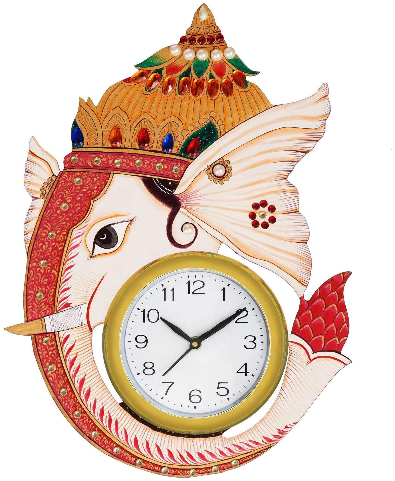 

EGAL HUNT Wood Analog Wall clock ( Set of 1 )