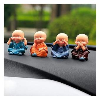 

Egal Hunt Buddha Monks Statues Figurines Decor Set Of 4