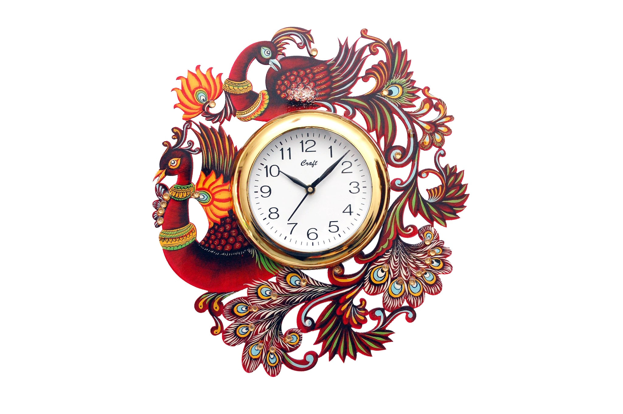 

EGAL HUNT Wood Analog Wall clock ( Set of 1 )