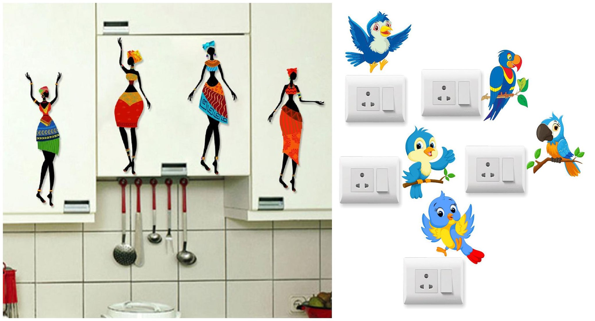 

Eja Art African Dancing Lady Wall And Switch Board Sticker
