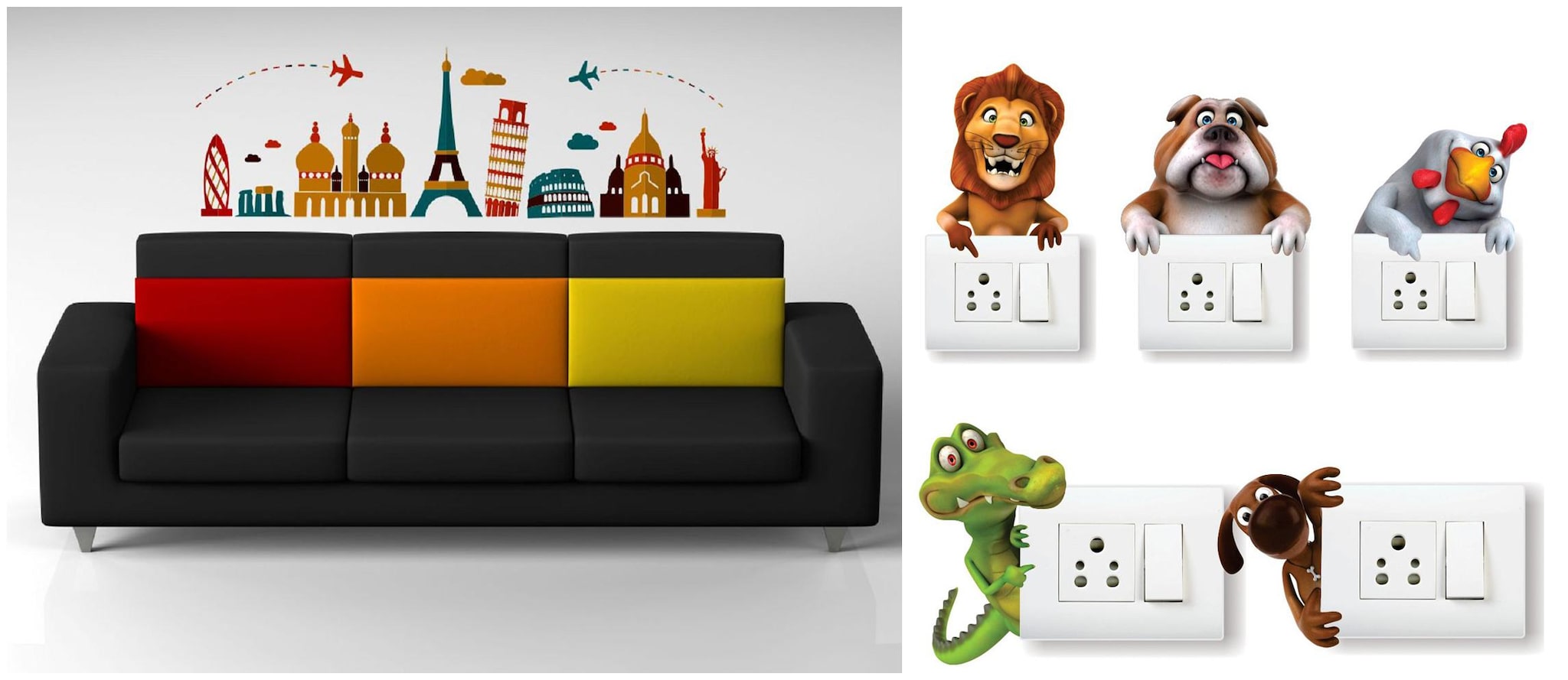 

Eja Art Destinations Wall And Switch Board Sticker
