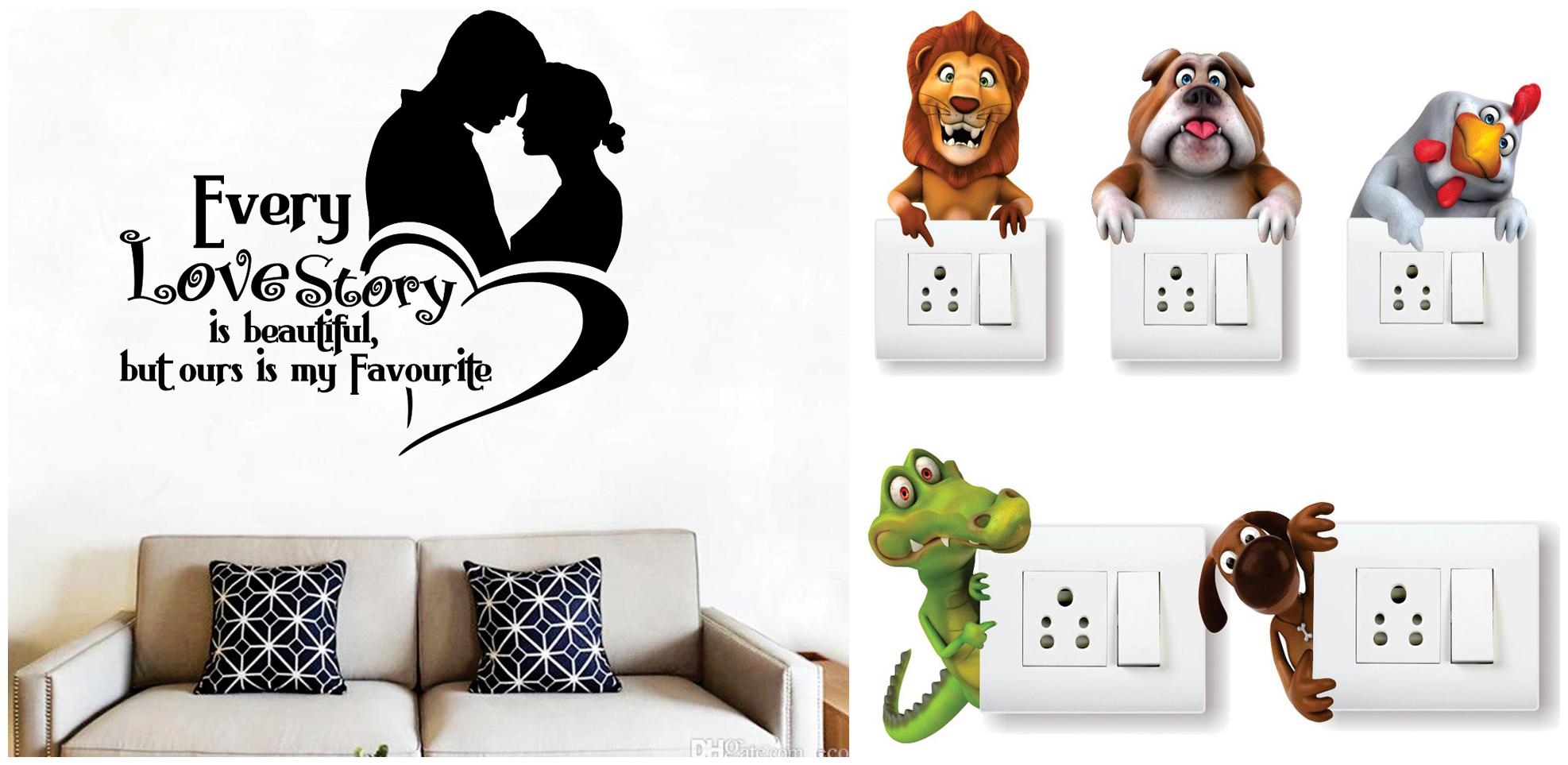 

Eja Art Love Story Wall And Switch Board Sticker