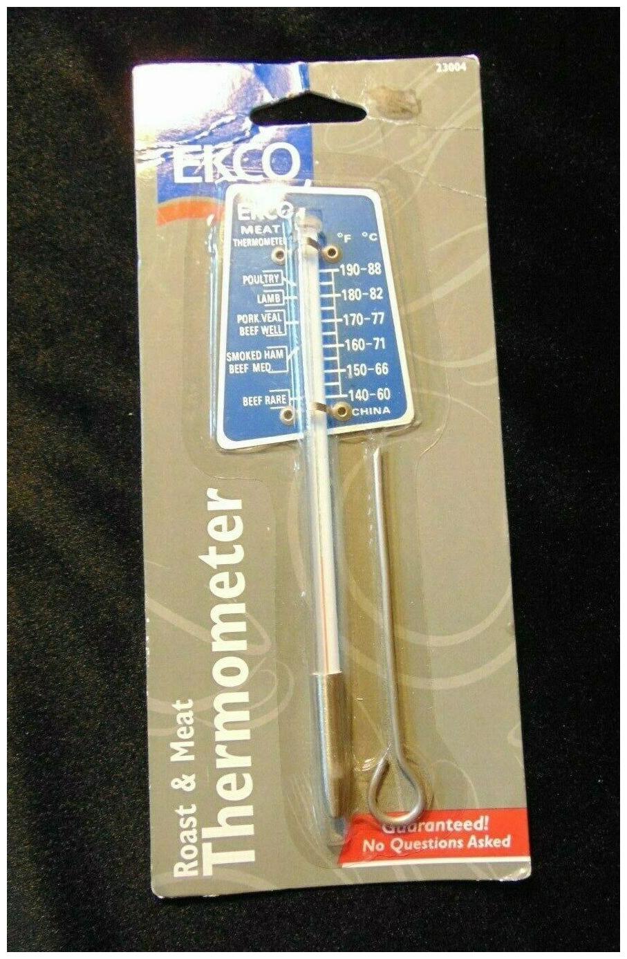 

EKCO - NIP 1998 Roast Meat Thermometer w Skewer Brand New in Package