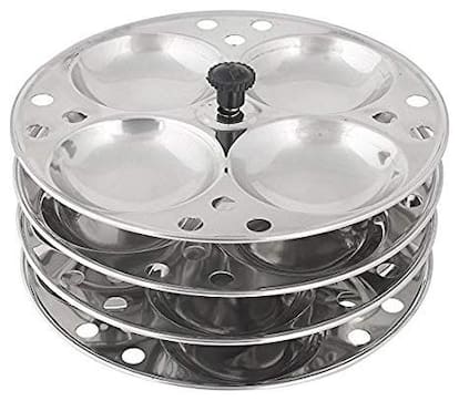 eKitchen Idli Maker ( Stainless Steel , Set of 1 )