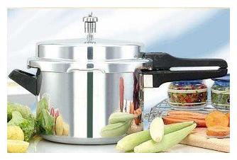 

ekitchen Diamond Outer Lid Aluminium Pressure Cooker 5 Litres