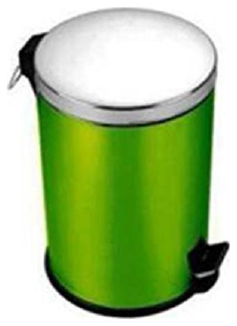 

ekitchen Steel One Stainless Steel Peddle Bin (7 L) Green