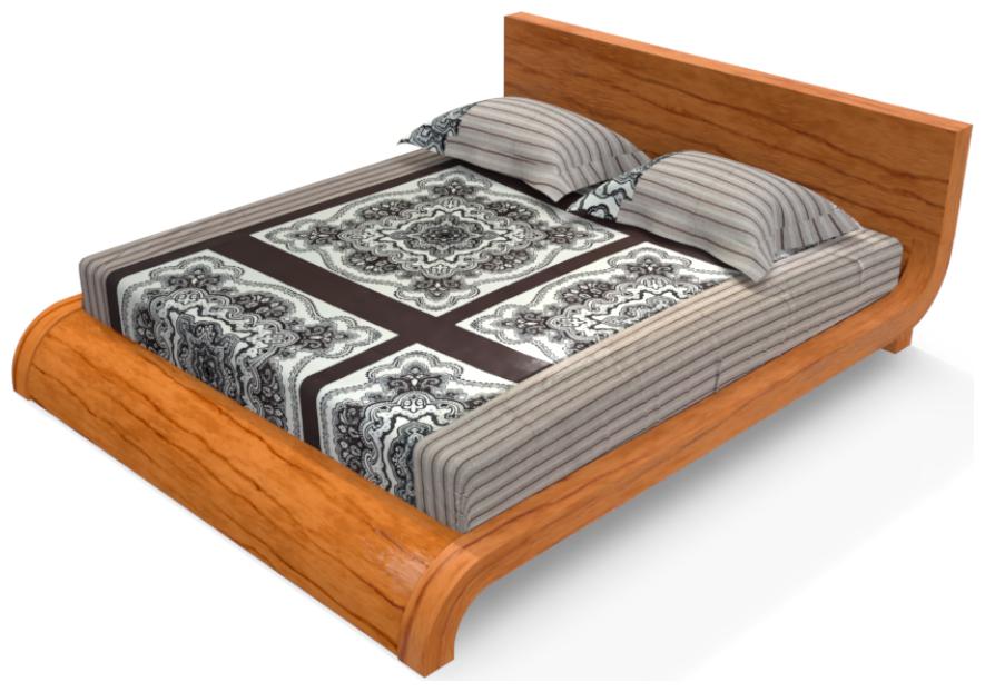 

ELAN DREAMS Cotton Printed Double Size Bedsheet 200 TC ( 1 Bedsheet With 2 Pillow Covers Brown )