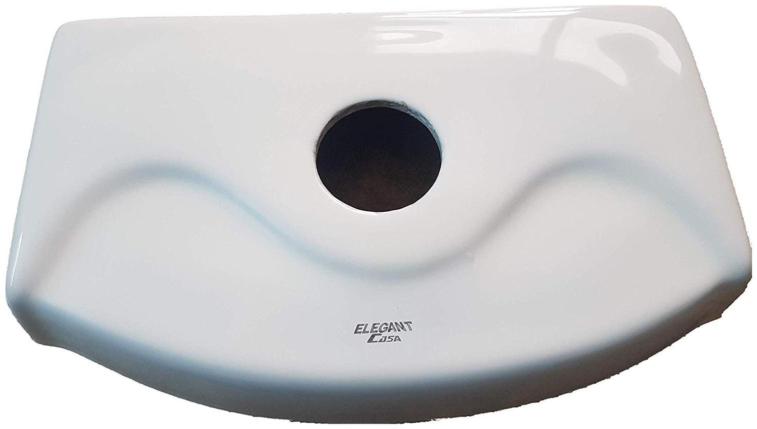 

ELEGANT CASA Toilet Tank Lid Cover-2156 (350X210 White)