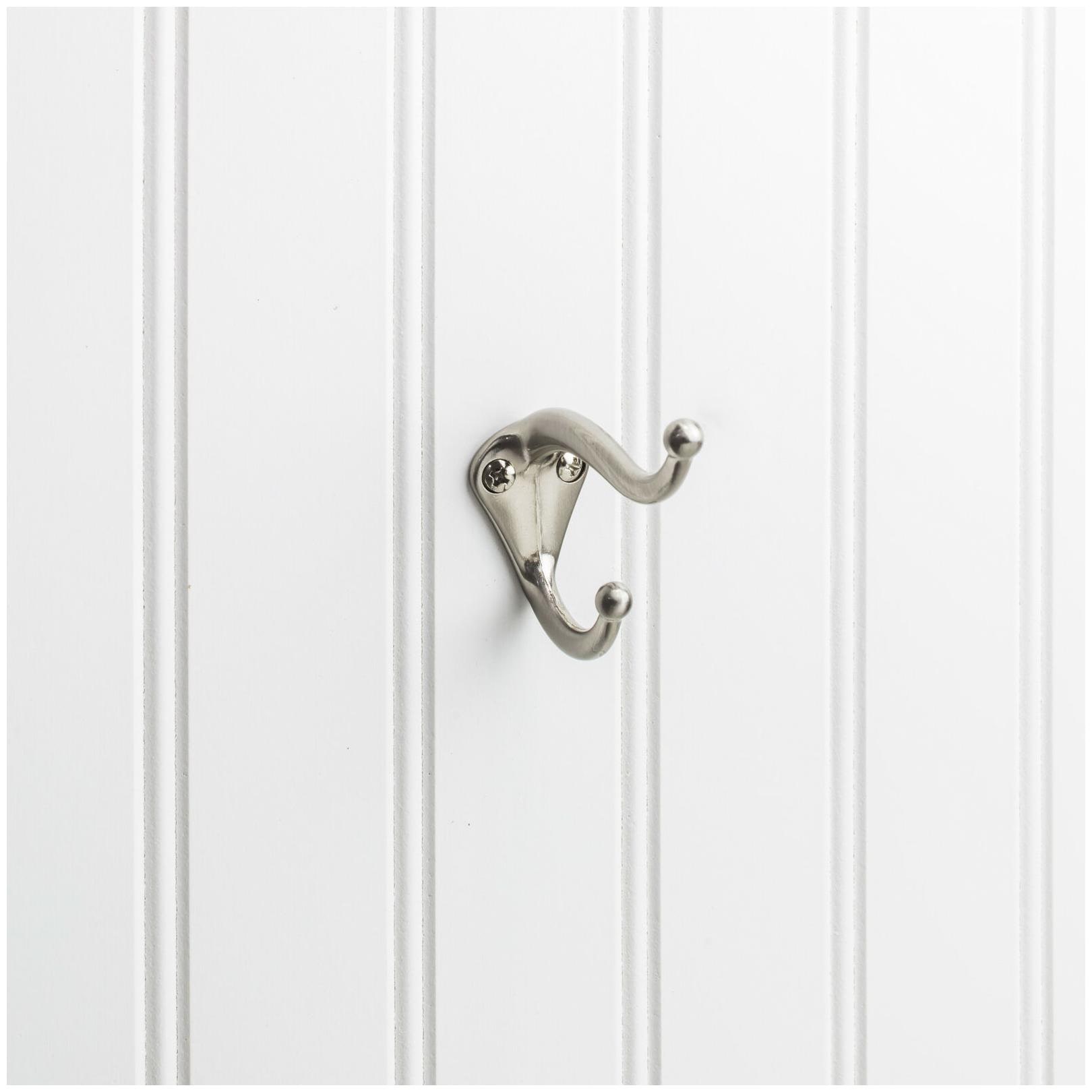 

Elements YD10-231 Nickel Kingsport Wall Mounted Single Robe Hook