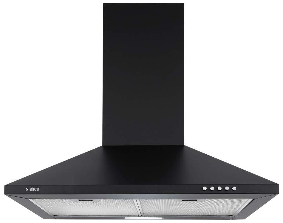 

Elica Wall Mounted 60 cm 860 m3 h Black Chimney ( Strip CF 60 NERO )