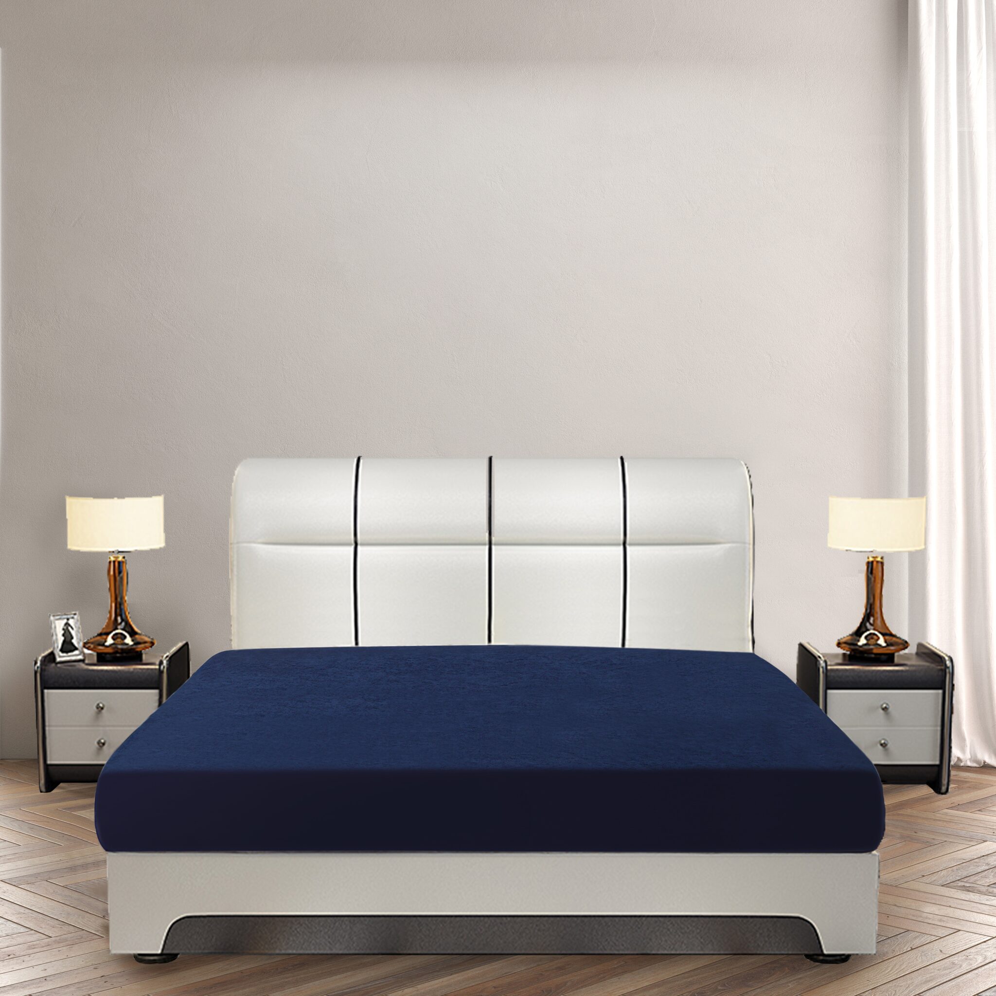

Elinaa Homes Cotton Single beds Mattress protectors