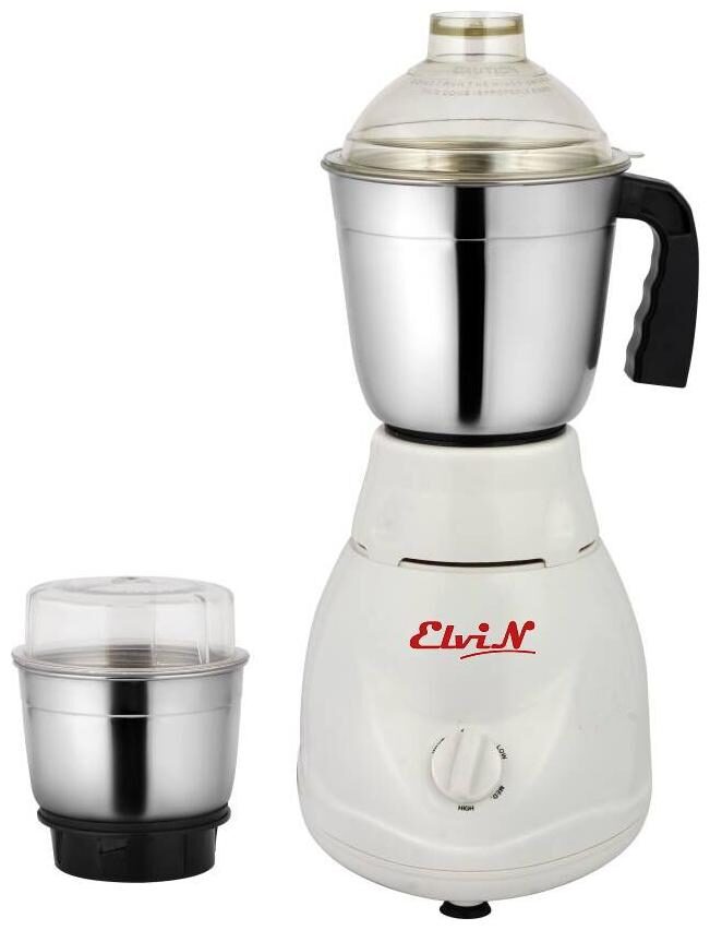 

Elvin ELVIN NOVA 500 W Mixer Grinder ( White 2 Jars )