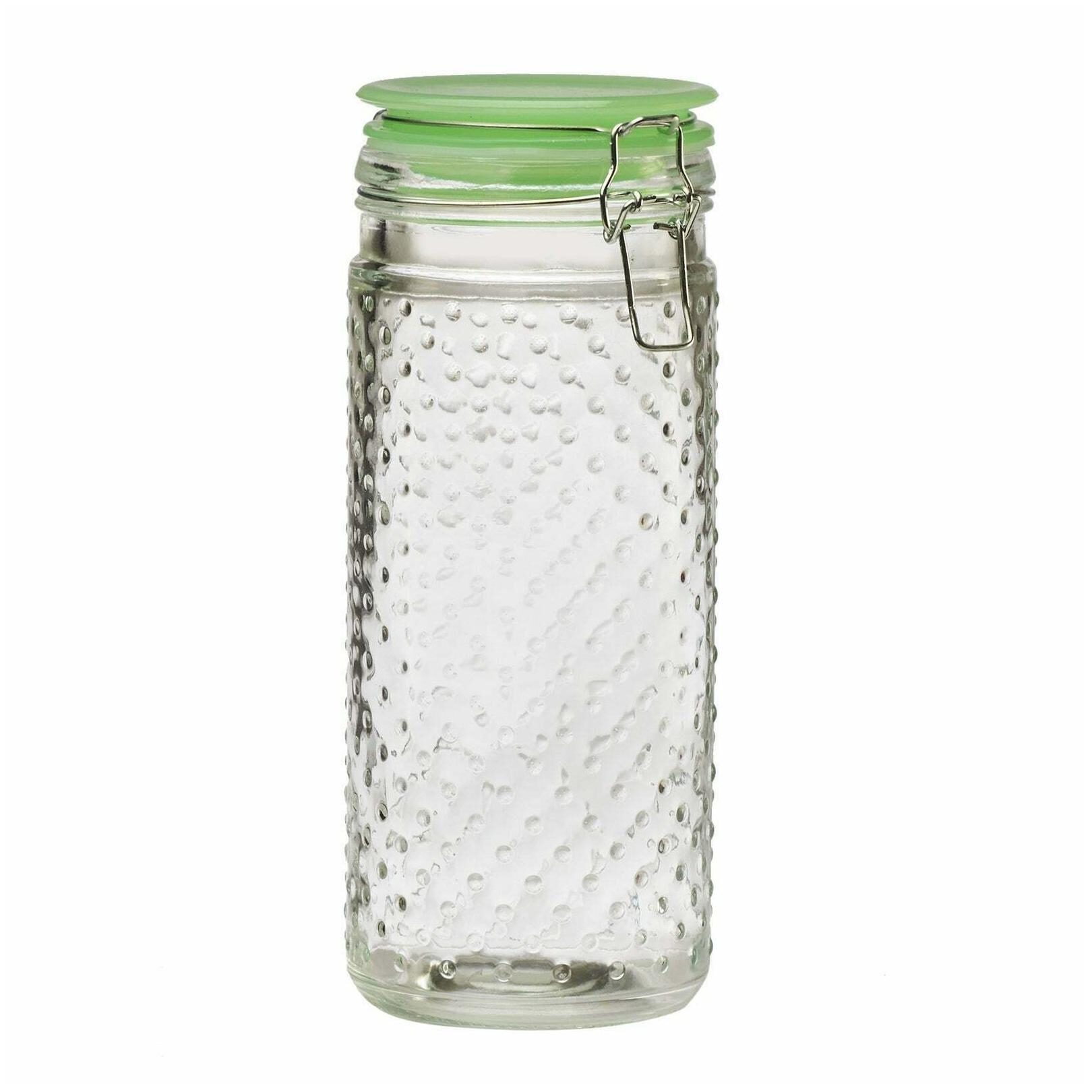 

Emma Jade Hobnail Hermetic Preserving Glass Canister Large Multi