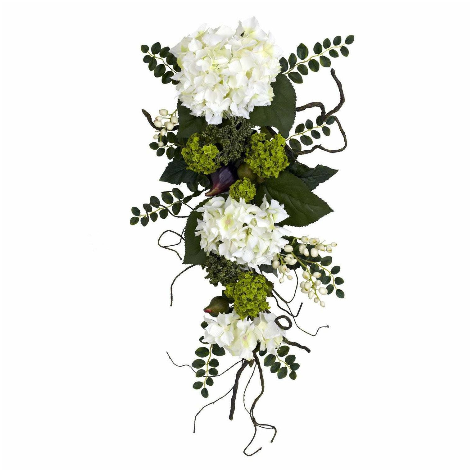 

Empire Hydrangea 28-inch Teardrop White