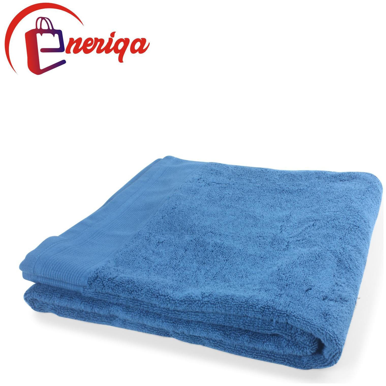 

Eneriqa 450 GSM Cotton Bath towel ( 1 piece Blue )