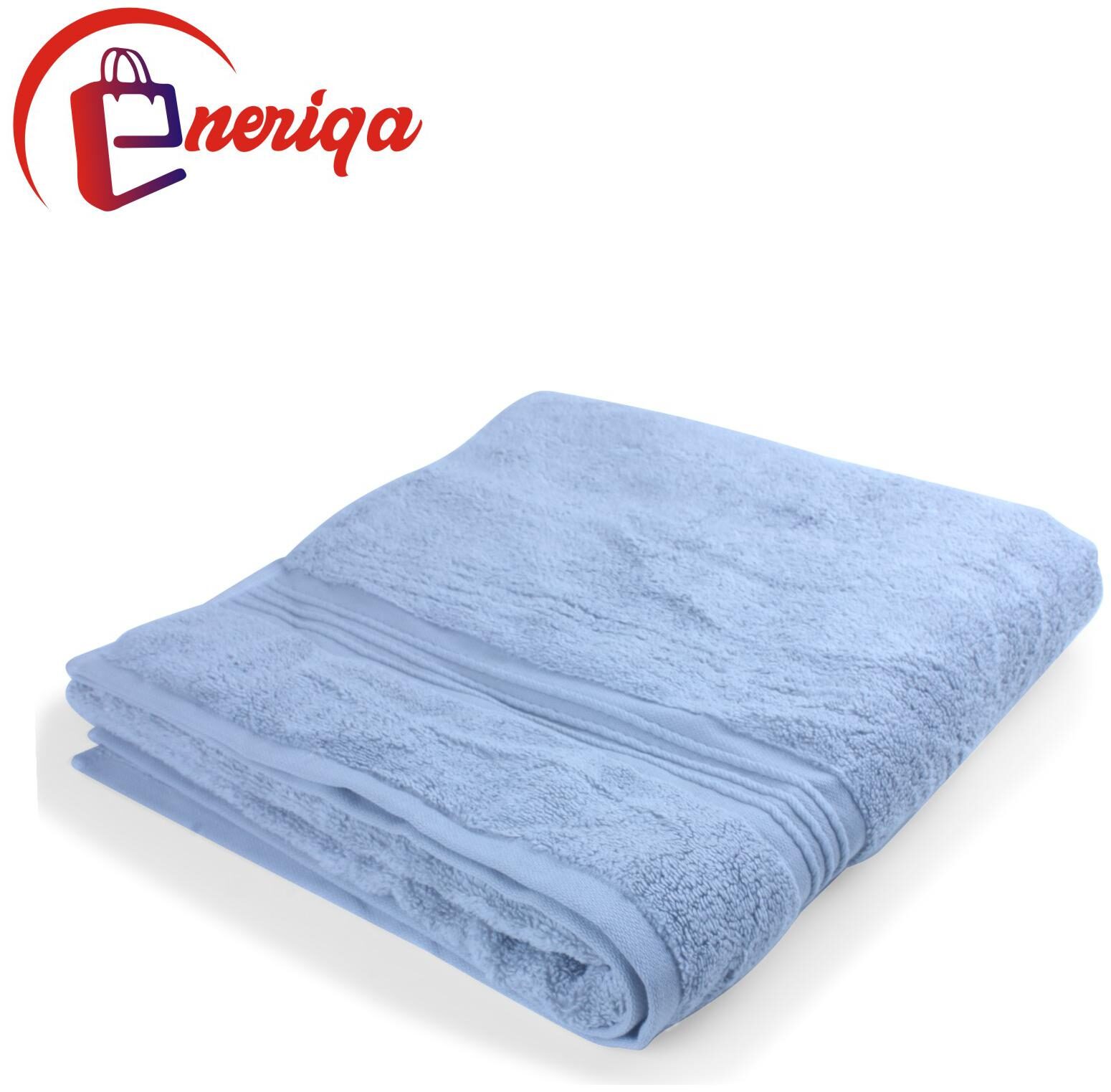 

Eneriqa 450 GSM Cotton Bath towel ( 1 piece Blue )