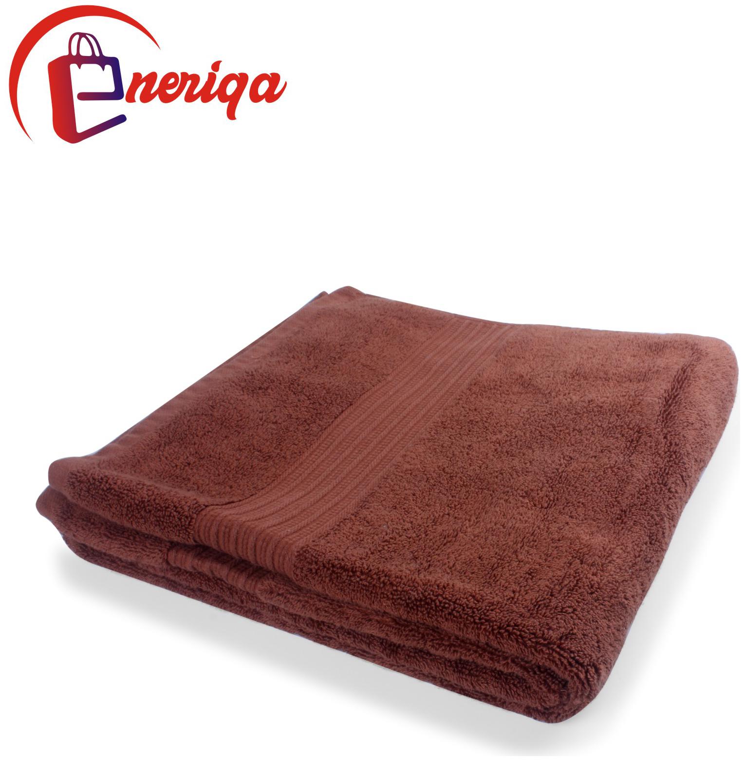 

Eneriqa 450 GSM Cotton Bath towel ( 1 piece Brown )