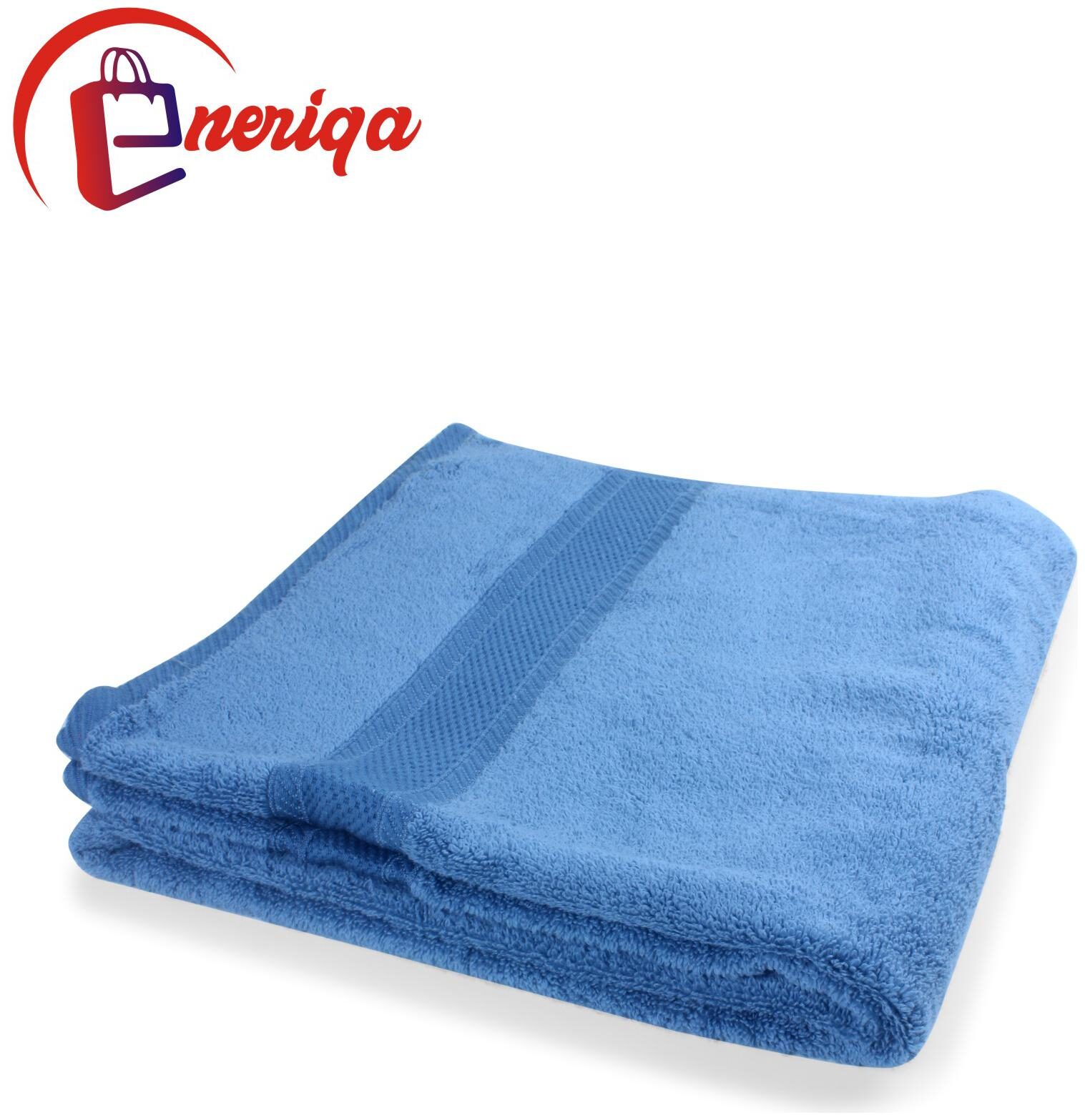 

Eneriqa 450 GSM Cotton Bath towel ( 1 piece Blue )