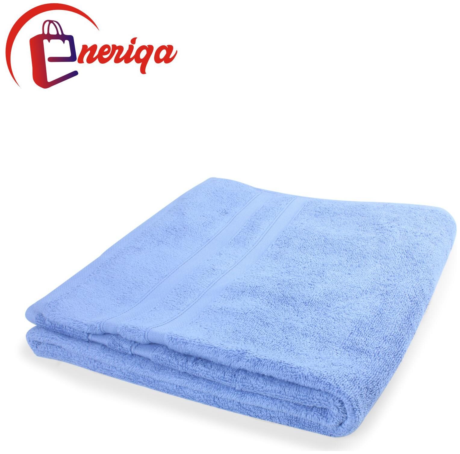 

Eneriqa 450 GSM Cotton Bath towel ( 1 piece Blue )