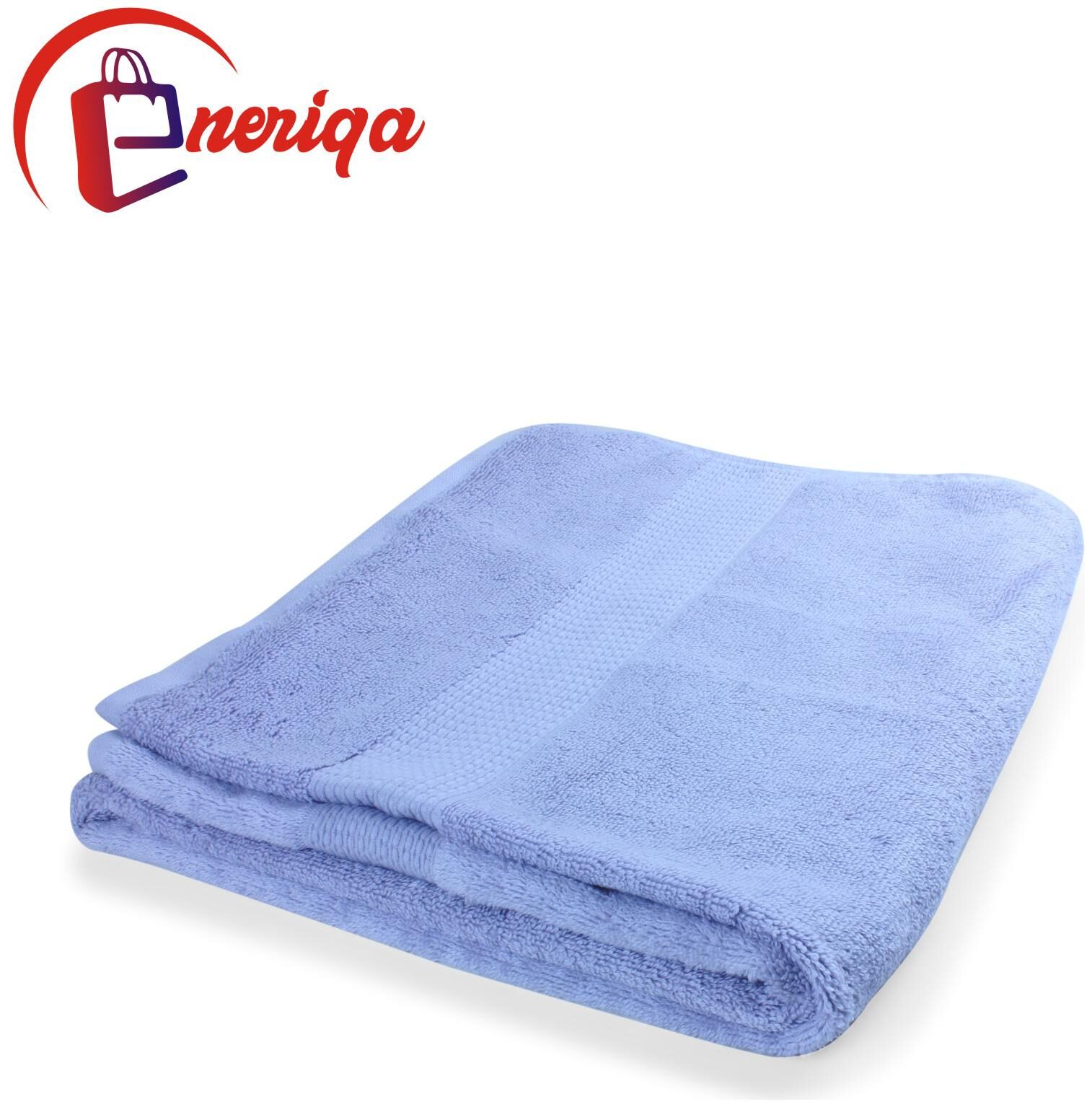 

Eneriqa 450 GSM Cotton Bath towel ( 1 piece Blue )